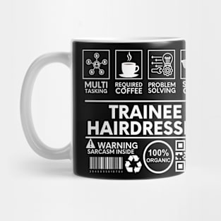 Trainee Hairdresser black Mug